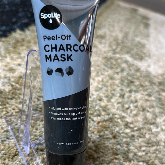 SpaLife Peel-Off Charcoal Face Mask 3.3oz NWT - Picture 5 of 7